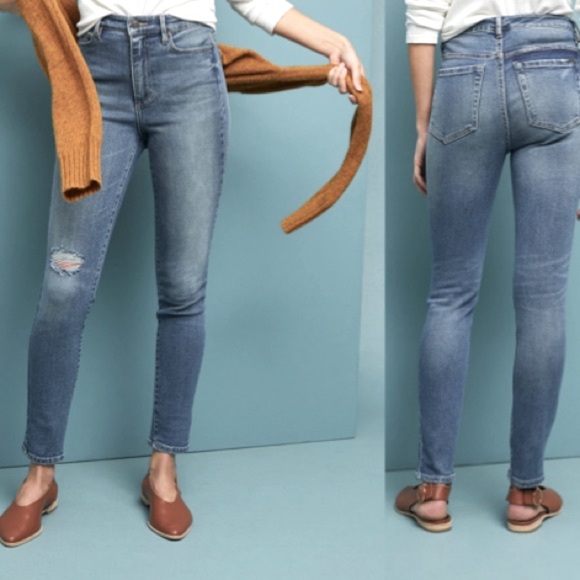 ELLA MOSS High Rise Ankle Skinny Jean NWT Size 31 Pine - Picture 10 of 11